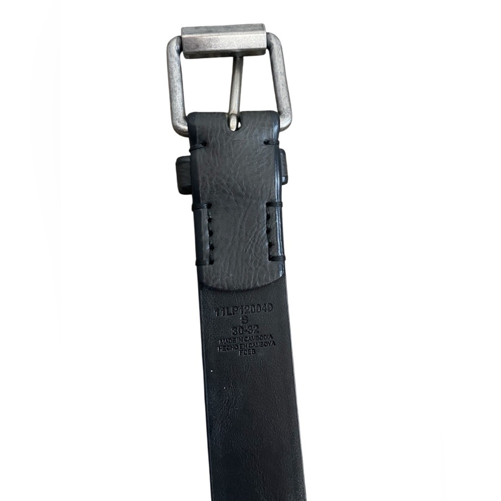 Levi's Black Synthetic Leather Belt Size S 30-32 - Picture 3 of 4